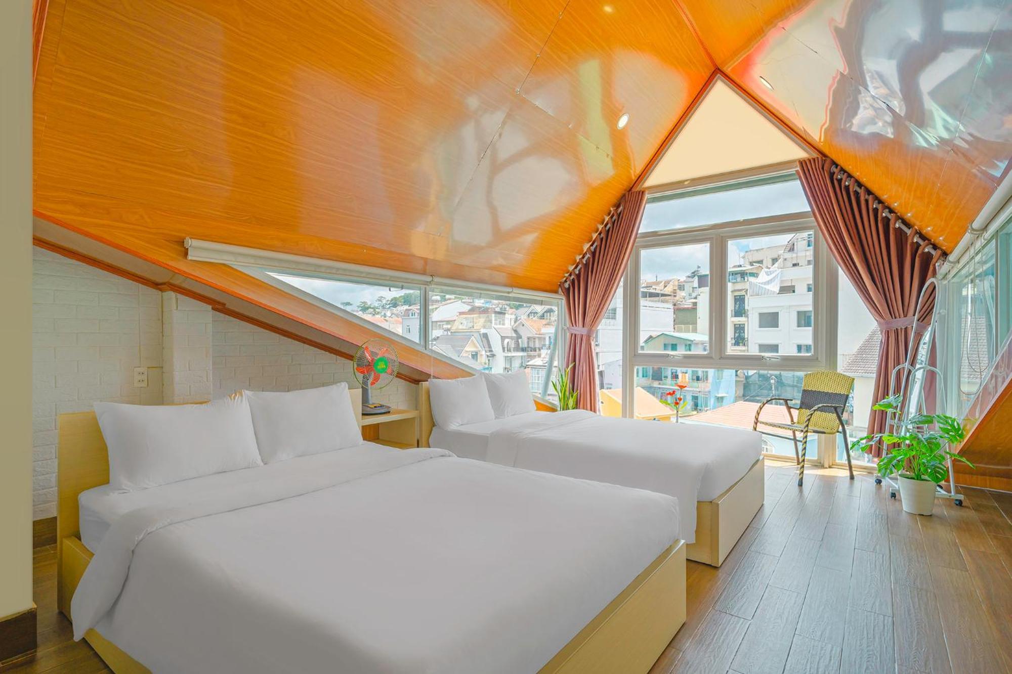 Nang Chieu Central Hotel Dalat Bagian luar foto